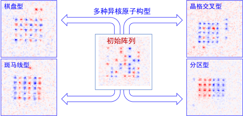 精密测量院实现二维无缺陷异核单原子量子计算阵列