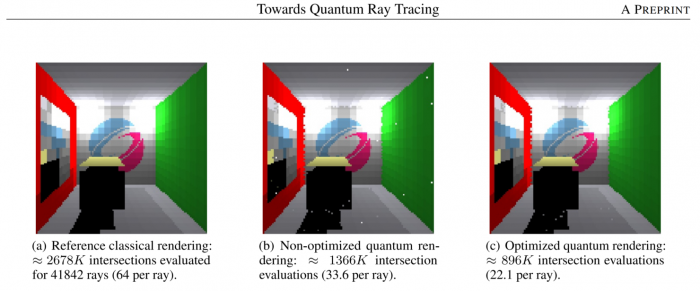 研究者发现量子计算可将光线追踪的性能提高190％