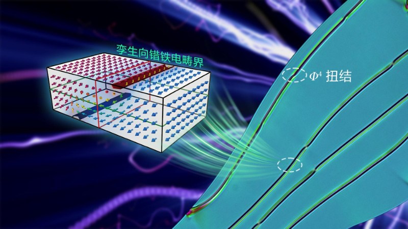 南科大韦齐和团队研究发现孪生向错铁电畴界和拓扑扭结